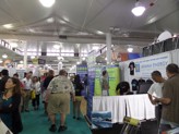 Akamai Energy booth at the 2014 BIA Home Building & Remodeling Show at the Neal Blaisdell Exhibition Hall
