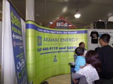 BIA show visitors find out how they can go green with Akamai Energy